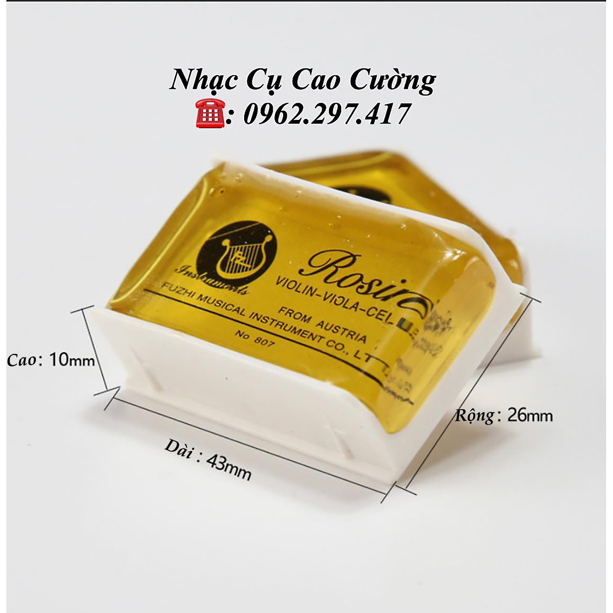 NHỰA THÔNG CHO ĐÀN NHỊ CAO CẤP