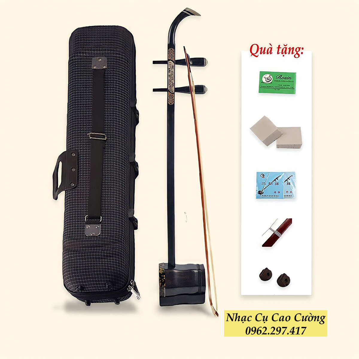 ĐÀN NHỊ GỖ MUN CAO CẤP