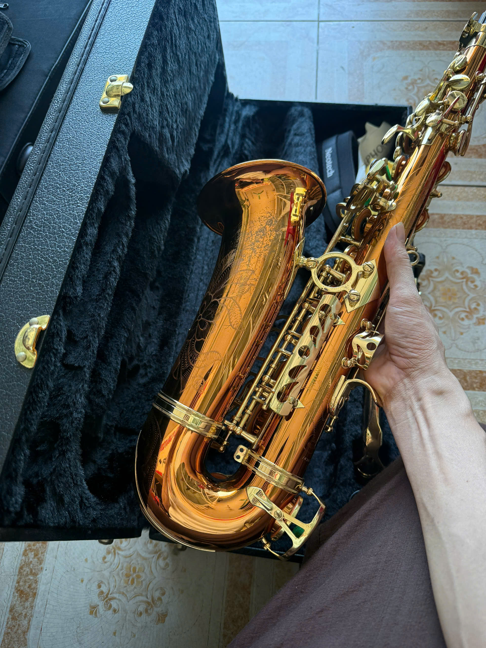 KÈN SAXOPHONE ALTO THE MARCATO AL900 ĐỒNG ĐỎ NHẬT NỘI ĐỊA CŨ